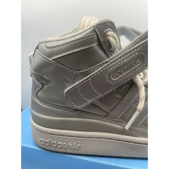 Adidas Unisex Ivy Park Silver Forum Mid Casual Fashion Sneakers Size 10 - Picture 4 of 13